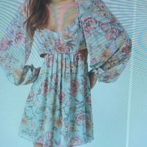 Floral Print Women's Dress